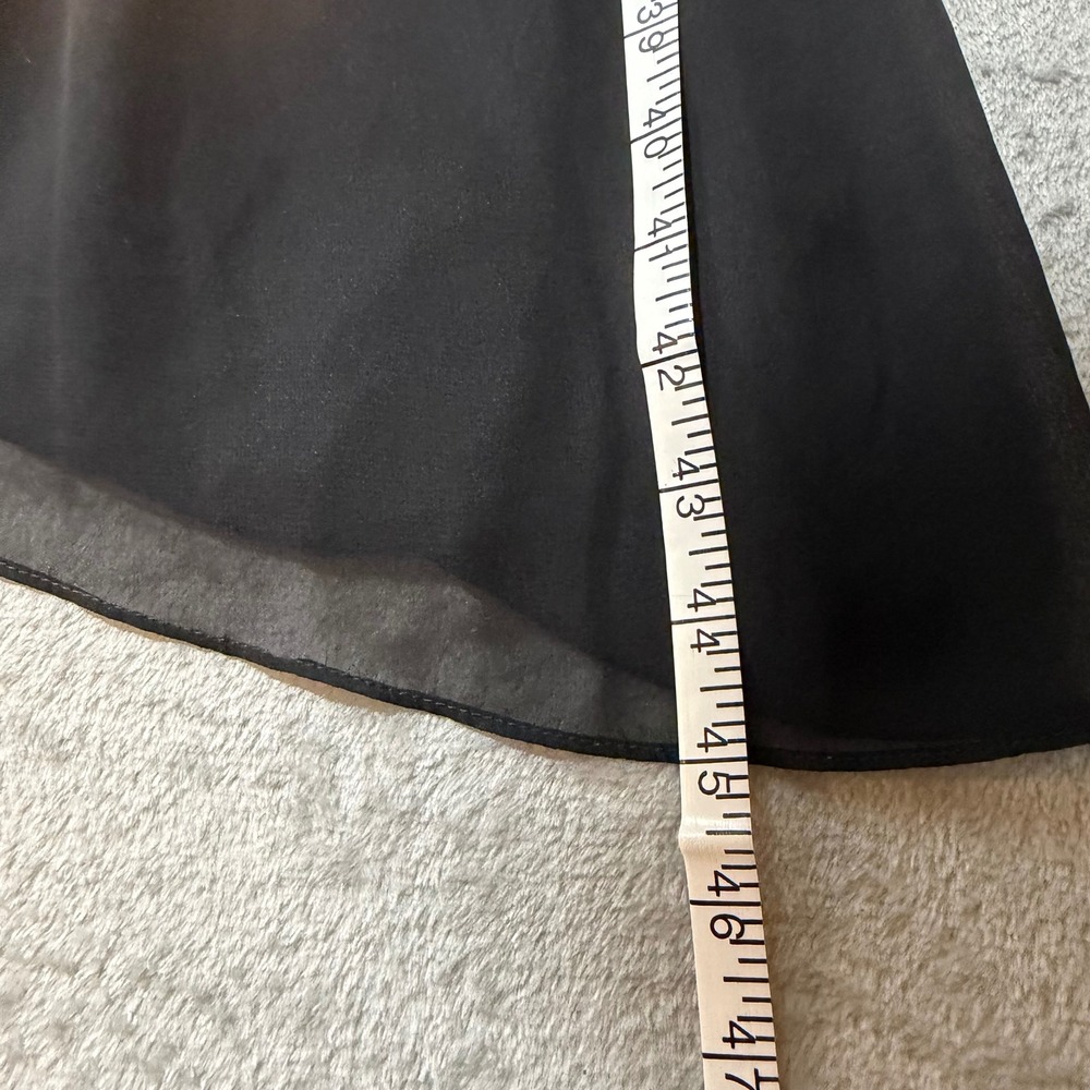 Sangria Black One Shoulder Cocktail Dress Rhinestone Ruched AWYEC32I Size 10 NWT - Picture 4 of 10